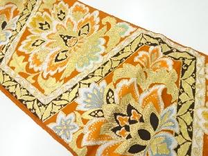 アンティーク　華紋模様織出し袋帯（材料）